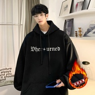 American Style Yabi Style Sweatshirt Fleece Lining Men's Autumn Winter oversize Street Wear 500g Hea