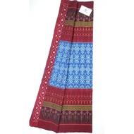 Silk Sarong 3-Shuttle Fabric Size 1x2 Meters Blue Belly Red Feet Code R2Q-PCN-0215685