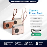 【MINHUANG】10000mAh Mini Power Bank CCC Portable Power Bank Fast Charging Built-In Cable PD22.5w Mobi