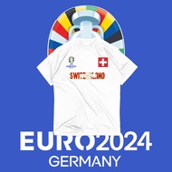 SWISS EURO CUP 2024 FOOTBALL TSHIRT COMBED 30S/ /