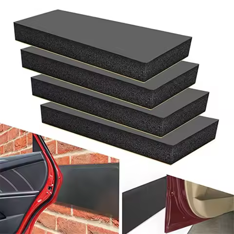 4PCS Garage Door Protector Wall Corner Bumper GuardFoam Block for CarParking Spaces WarehouseProtect