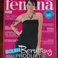 Majalah Femina No. 28 Edisi 10-16 Juli 2008. Kondisi bagus. Model Lady