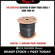 PLS TM CERTIFIED GJYXFCH IB DROP FIBER CABLE 1 CORE 1KM (B) GJYXFCH -1B6A1 G657A1 IB803