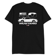 Hot selling men's fashionable T-shirt Foxbody 5.0 Ford Mustang Side NOTCH Tshirt
