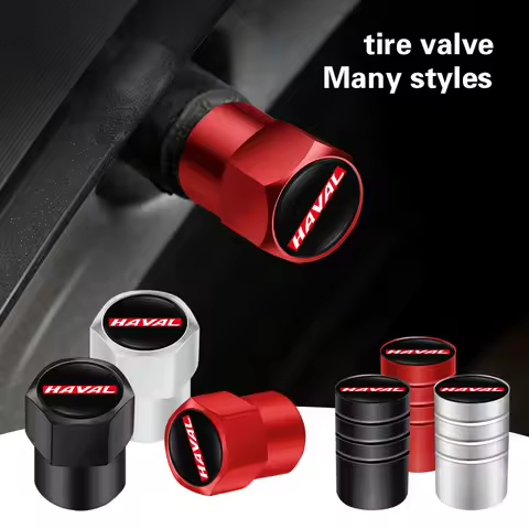 4pcs Car Wheel Tire Caps Airtight Cover For Haval H6 Jolion H9 F7X F7 Dargo H1 H2S M6 H3 H4 H5 H7 H8