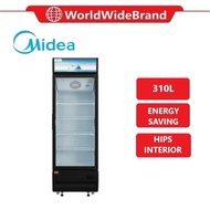 Midea Chiller Showcase 310L R600A Eco Fridge Refrigerator MDRZ434FGG30