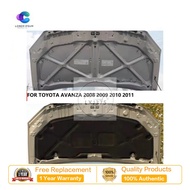 bochang Car hood heat insulation cover for Toyota AVANZA 2008 2009 2010 2011 front engine cover heat