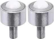 CNBTR 2PCS Ball Transfer Bearing Casters 24x39mm/0.94x1.54 (DiaxH) M8 Load 45KG/99LBS