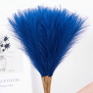 5/10/20 Pcs Of Artificial Pampas Grass Reed, 55 Cm (21.6 Inches) Long. Made Of Polyester Fabric, It 