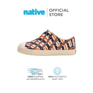 Native รองเท้ากันน้ำเด็กเล็ก EVA รุ่น Jefferson Print Bone White / Bone White / Regatta Check