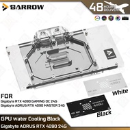 Barrow Gpu Water Cooler Block Gigabyte Rtx 4090 Gaming Oc 24g/master 24g Kad Video Pc Bangunan Penye