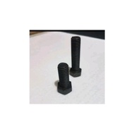 Rough black bolt nut 3/ 4 inch in inch inch length 4 6 7 cm