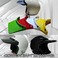 pet topi helm bogo Cargloss Jpn universal Kancing tiga panjang - Pet Bogo retro bisa di gunakan untu