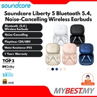 Soundcore by Anker Liberty 5 NC Dolby 3D Bluetooth 5.4, Noise-Cancelling Wireless Earbuds, 2x Strong