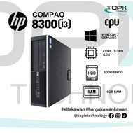 [CPU ONLY] HP Compaq 8300 | Intel Core i3-3rd Gen | 4GB RAM | 500GB HDD | WIN 7  *REFURBISHED*