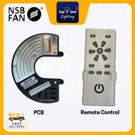 NSB VEERA 42'' / 56" 5B CEILING FAN PCB BOARD RECEIVER / REMOTE CONTROL
