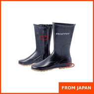 [Markatsu] Tractor Shoes Rounded Toe Rubber Tabi Waterproof Work Shoes Made in Japan (Large (25.0cm-