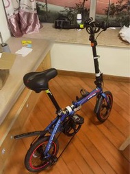 VICKY 摺車 16吋 藍色