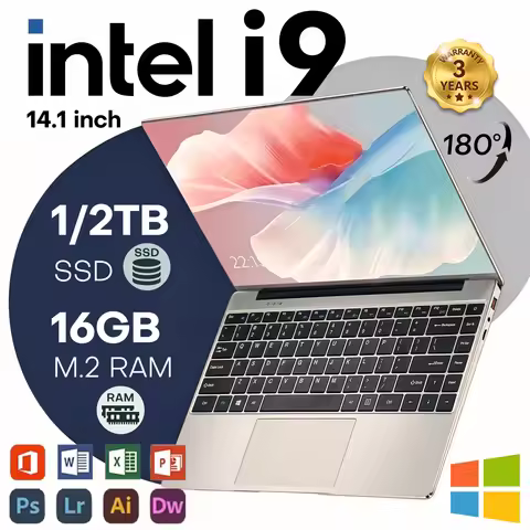NEW i9 PC Laptop Computer Windows 11 Pro Intel Core i9 10980HK/N150 16GB 1TB Gaming Notebook Dual-Ba