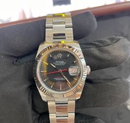 ROLEX 勞力士 日誌型系列，116264黑盤（爬山虎）18K白金 鋼，F字頭9，手錶，名牌手錶 古董勞力士 新舊手錶 古董錶 二手錶 懷錶 鐘錶，男錶 女錶，報價，勞力士(Rolex)、全套，Fu