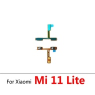 เปิด/ปิดปุ่มปรับระดับเสียงปุ่มด้านข้าง Flex Cable Ribbon สำหรับ Xiaomi Mi 10 10T 11 11T Pro Lite Mi 