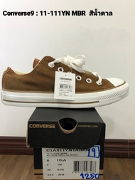 รองเท้า Converse all star รุ่น Converse9 :11-111YN MBR สีน้ำตาล งานแท้100% โปรโมชั่น ลดราคา 30%