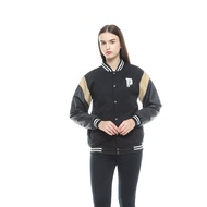 PLATINUM WORLD Jacket Varsity Full Bordir Outerwear Varsity Jacket Baseball Lengan Kulit Size / Ukur