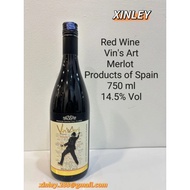 VIN'S ART MERLOT 750ML 14.5%