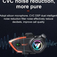 Viral Y80 2X Bluetooth Intercom 2 Riders Type C Dual Mic Murah Original