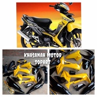 cover body full set supra x 125 batman kuning halus kasar+bonus stiker