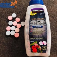 [HCM]KẸO NGẬM GIẢM ĐAU DẠ DÀY RỐI LOẠN TIÊU HÓA KIRKLAND ULTRA STRENGTH ANTACID 1000MG CHÍNH HÃNG - 