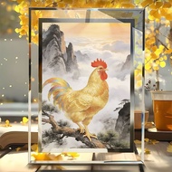 Subaru Rising Star Official Golden Rooster Rising Rising Rising Rising Crystal Photo Frame Living Ro