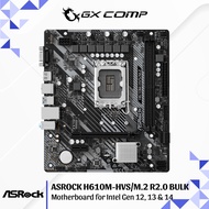 Asrock H610M-HVS/M.2 R2.0 Motherboard NEW BULK NO BOX / TRAY Mobo for Intel Gen 12, 13 & 14 LGA 1700