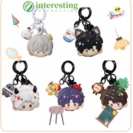 INTERESTING Q-Version Pendant Keyring, Aster Zayne Peripherals Resin Love and Deepspace Keychain, Cu