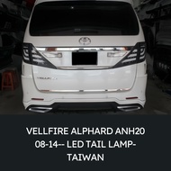 Vellfire Alphard Anh20 08-14-- LED Tail lamp-Taiwan