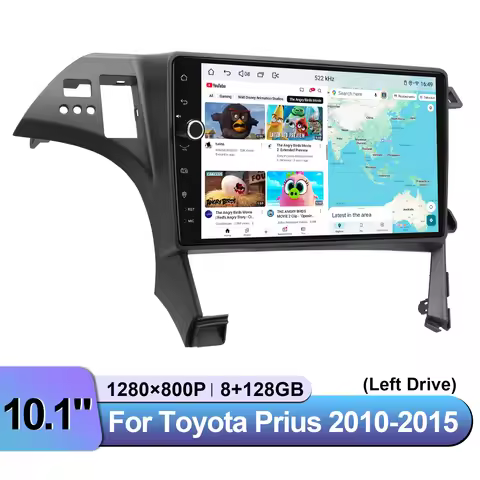 JOYING 10.1"Android Car Stereo for Toyota Prius 2010-2013 LHD Supports Original USB/ Factory Camera/