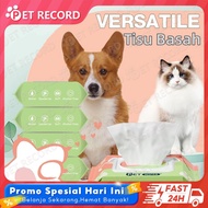 Wet wipes for cats and dogs 80 sheets pet wipes wet wipes for pet grooming wipes