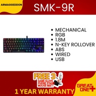 Armaggeddon SMK-9R RGB Falconet Outemu Switch Mechanical Keyboard 87 Key Low-Profile 16.8 Million Co