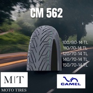 CAMEL CM562 ยางนอกคาเมล ไม่ใช้ยางใน ลาย city grip ขอบ 14”