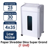 PAPER SHREDDER - DINO SUPER GRAND (Cross Cut) Heavy Duty