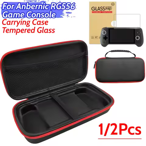 EVA RG556 Storage Bag Game Console Carrying Bag Shockproof for Anbernic RG556 Retro Handheld Game Co