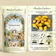 Heirloom Seed Biji Benih Yellow Biquinho Pepper 小鸟嘴黄辣椒种子