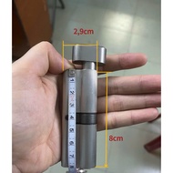 SMALL 8F KEY CORE/PUMP SIZE 8cm x 2.9cm INSTALLED FOR ROOM DOORS FOR ALUMINUM DOORS, PLASTIC DOORS, 