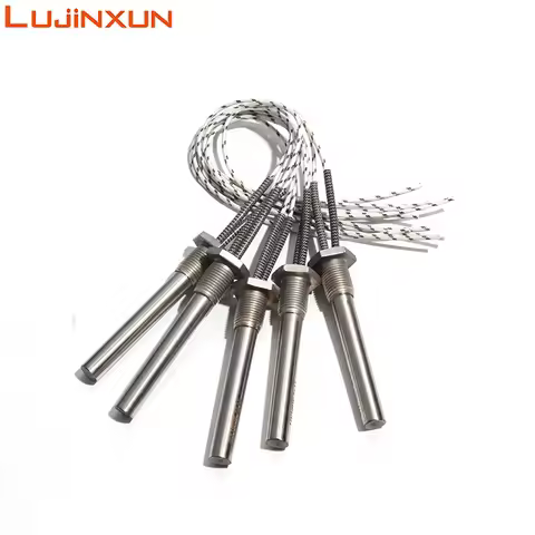 LUJINXUN Stainess Steel M16 x 1.5 Thread Cartridge Heater 12*100mm 12V/24V/36V/48V 100W-300W Electri