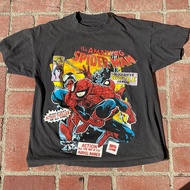 Ice Valley Venom Spider-Man Marvel Comics เสื้อยืดแขนสั้นดีไซน์คอกลมอินเทรนด์ชุดลําลองสําหรับทั้งชาย