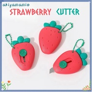 AKIYAMAMIO Mini Utility Cutter, Lightweight Plastic Portable Cutter, Decorative Retractable Box Open