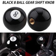 Black 8 Ball Car Gear Shift Knob Stick Universal M8 M10 For Manual Transmission Gear Shift Knob Leve