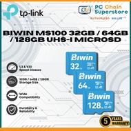 Biwin MS100 32GB / 64GB / 128GB UHS-I MicroSD