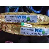 Viva FT123 250x18 (250.18 / 250-18)TUBELESS Tyre (VIVA TAYAR BUNGA SOTONG MURAH SAIZ 18 Tubeless)