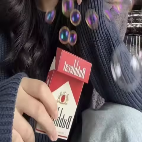 Bubble Cigarette Packs, Cigarette Accessories, Holiday Gifts, Creative Plastic Cigarette Packs Can B